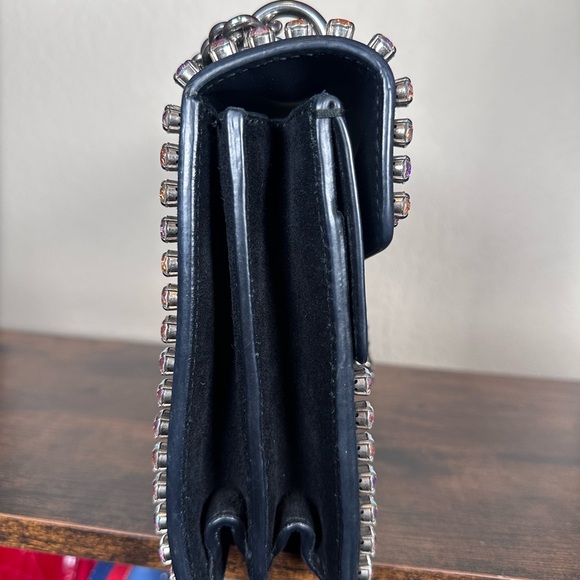 Authentic Large Gucci Black Dionysus Bag with Iridescent Crystals - Picture 3 of 13